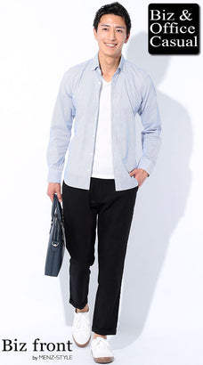 シャツ×Tシャツ・カットソーのデート服コーデ例