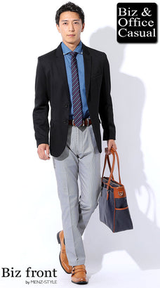 秋のデニムシャツ人気コーデ例