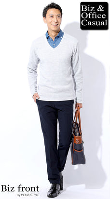 春のデニムシャツ人気コーデ例