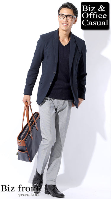 50代メンズトートバッグコーディネート