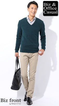 秋のオフィスカジュアルコーデ例