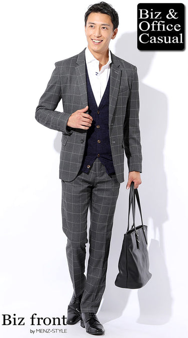 カーディガン×シャツコーデ