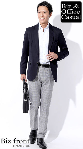 ドビーチェックシャツのコーデ例