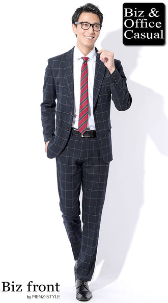 ドビーチェックシャツのコーデ例