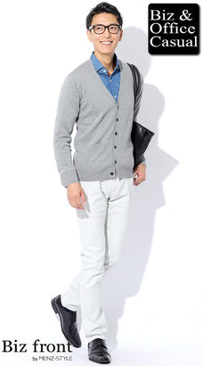 春のオフィスカジュアルコーデ例