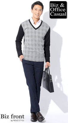 春のピンクシャツコーデ例