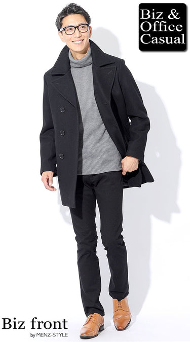 ダウン以外に冬アウターとしておすすめのウールコートコーデ例続き