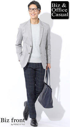 冬の40代メンズジャケットコーディネート例