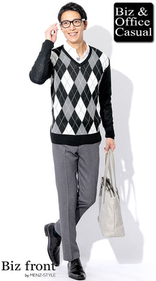 ビジネスカジュアルシャツのコーデ例