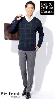 公務員のオフィスカジュアル服装例