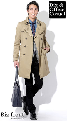 冬のビジネスカジュアルコーデ例