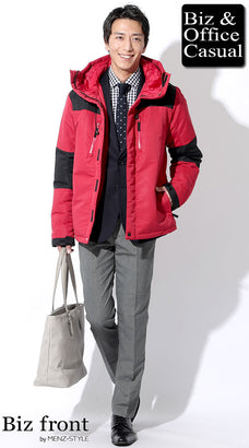 冬のビジネスカジュアルコーデ例