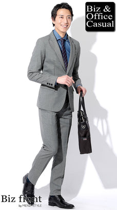 千鳥格子チェックパンツとアウター・コートのコーディネート例