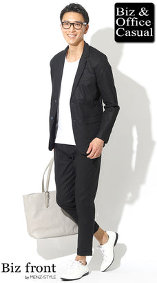 おしゃれなセットアップメンズコーデ例