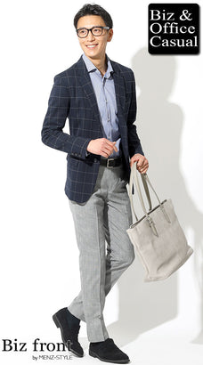 ビジネスカジュアルシャツのコーデ例