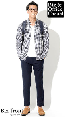 春のオフィスカジュアルコーデ例