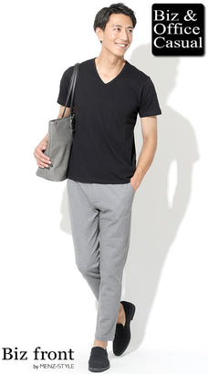 グレーセットアップ・スーツのコーデ例