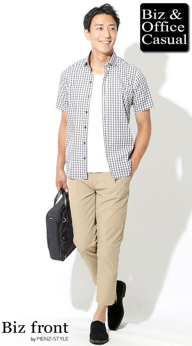 メンズにおすすめの羽織るシャツコーデ例