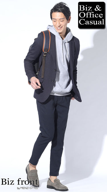 メンズにおすすめのパーカー×ジャケットコーデ