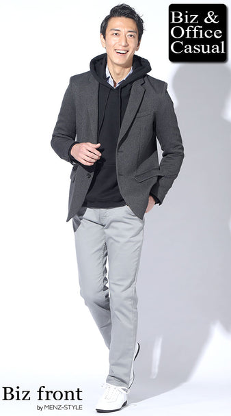 プルオーバーパーカーコーディネート