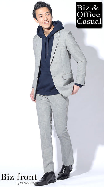 プルオーバーパーカーコーディネート