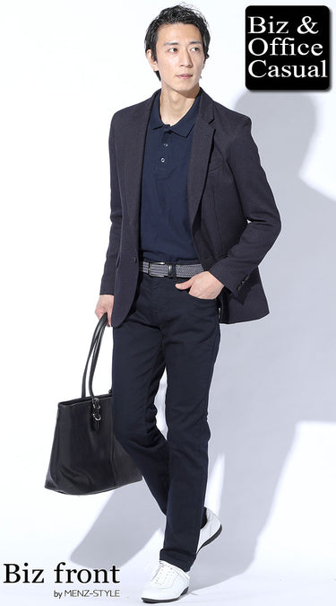 メンズのおすすめのポロシャツを着たコーデ例