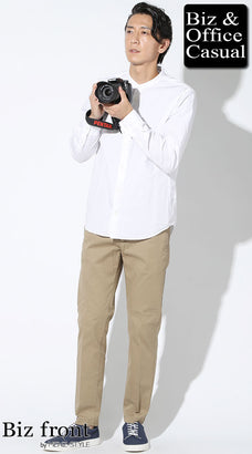 秋のシャツ50代メンズコーデ例