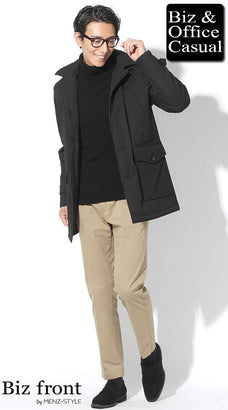 冬の60代男性メンズファッションコーディネート例