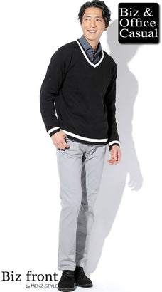 春のオフィスカジュアルコーデ例