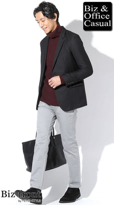 冬のスマートカジュアルコーデ例