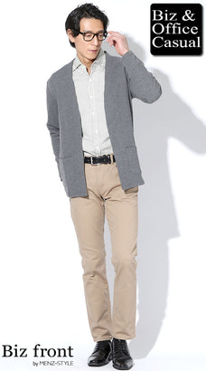 春のオフィスカジュアルコーデ例