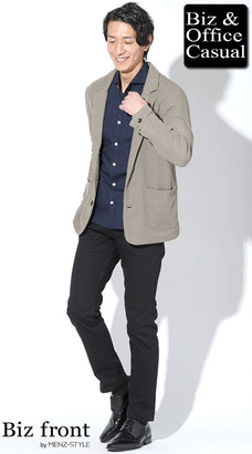 秋のシャツ40代メンズコーデ例