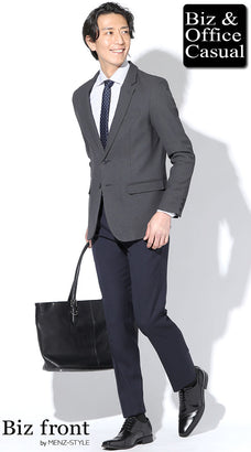 ジャケパンのシャツスタイル通勤服コーデ例