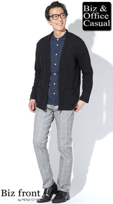 夏に涼しい薄手ズボンのメンズコーデ例