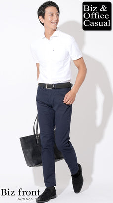 30代の真夏のオフィスカジュアルコーディネート