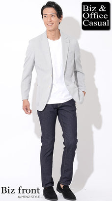 60代男性に似合うデニムのコーディネート例