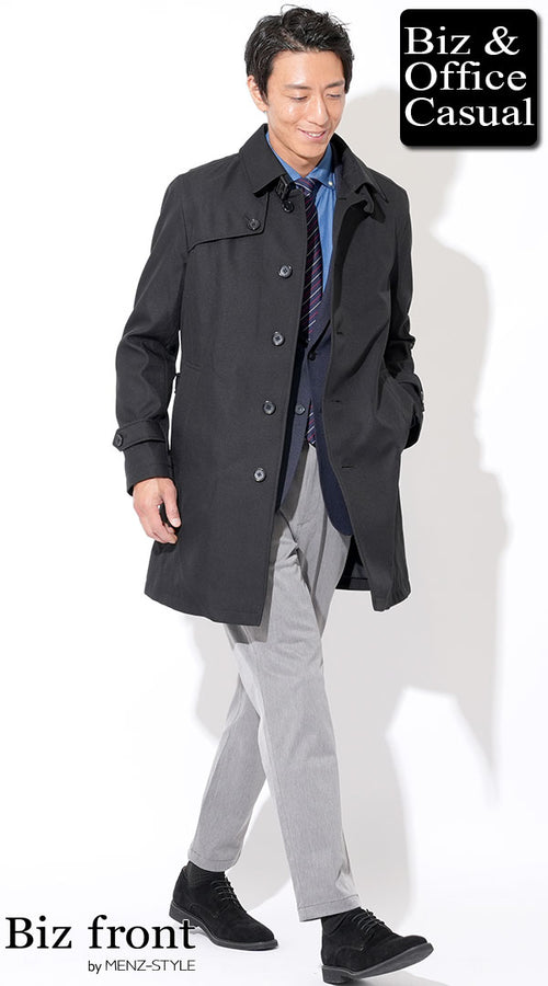 メンズにおすすめの薄手コートコーデ