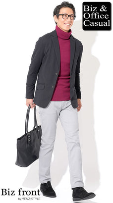 冬に揃えたいおすすめメンズオフィスカジュアル全身コーデ例