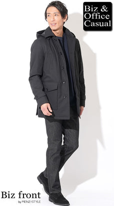 冬の60代男性メンズファッションコーディネート例