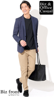 50代の私服ジャケパンコーディネート