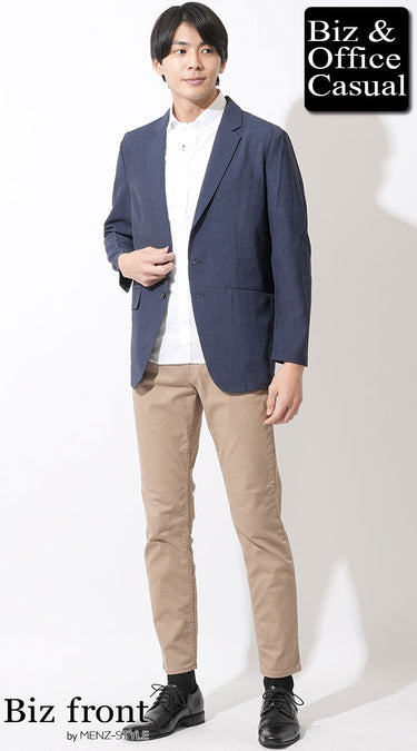 30代メンズの同窓会におすすめの服装の夏のジャケパンコーデ