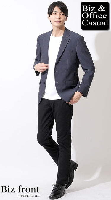 30代メンズの同窓会におすすめの服装の夏のジャケパンコーデ