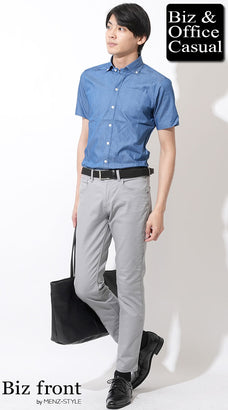 20代の真夏のオフィスカジュアルコーディネート