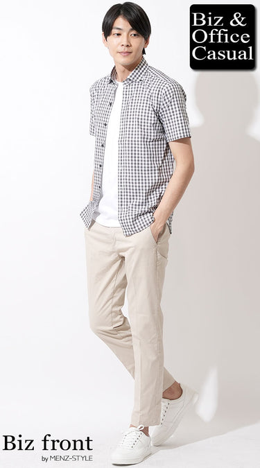 メンズにおすすめの羽織るシャツコーデ例