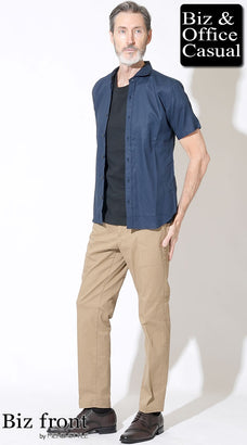 夏の60代男性メンズファッションコーディネート例