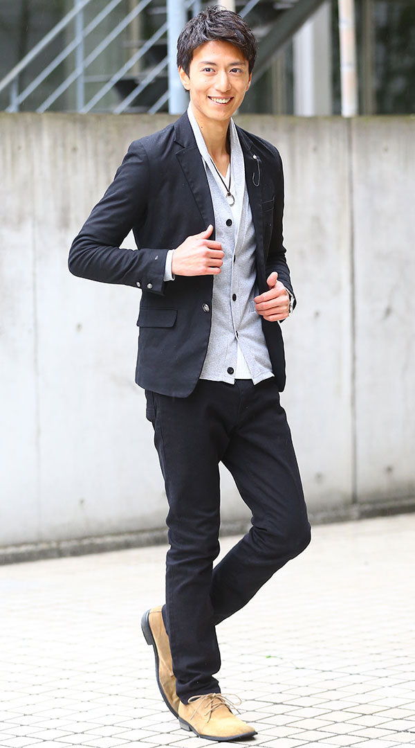 黒ジャケットメンズコーデ 春/夏/秋/冬【40代50代30代におすすめ