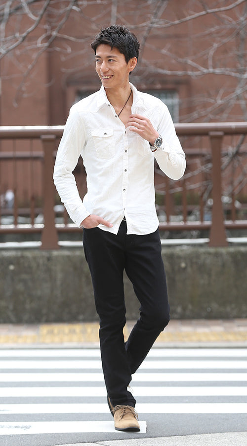 40代メンズにおすすめのリネンシャツコーデ