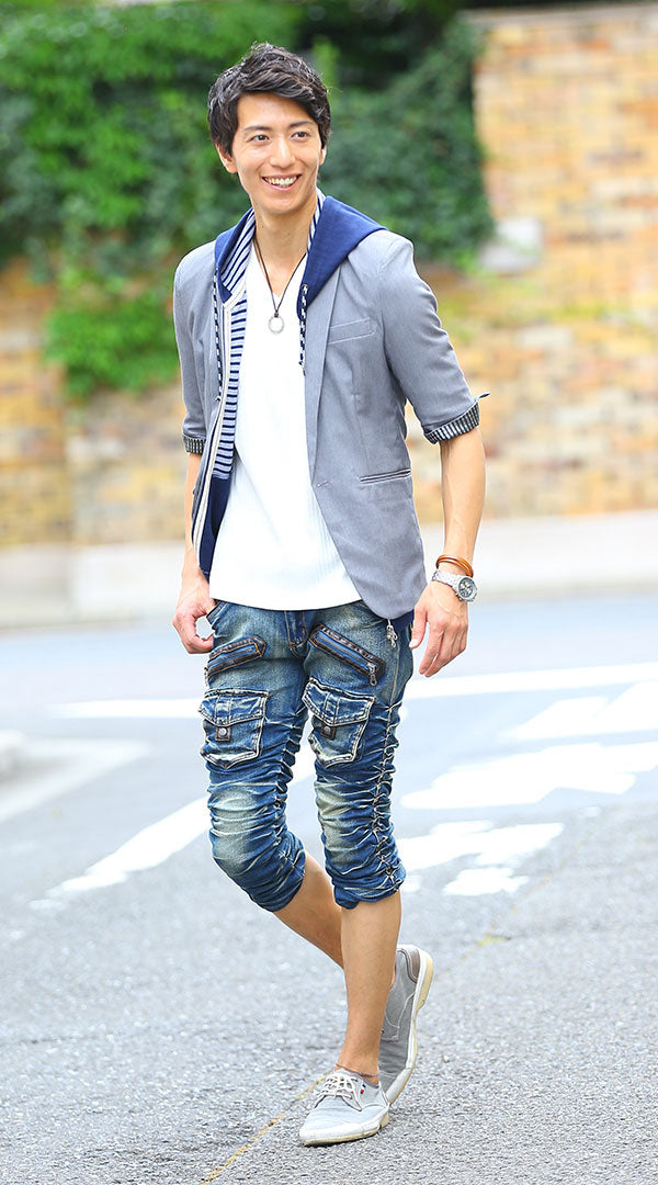 テーラードジャケット　パーカー　カットソー　クロップド　snp_es0299