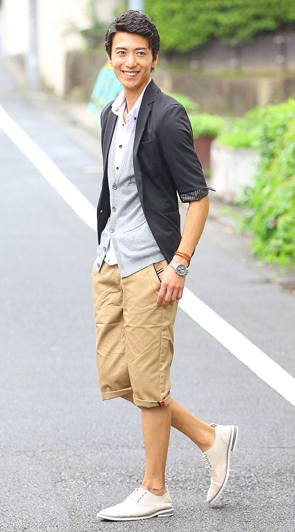 ジャケット　カーディガン　シャツ　クロップドパンツ　snp_ey0630