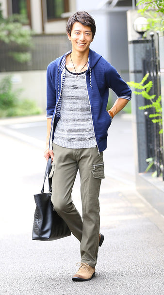 ネイビーコーデ